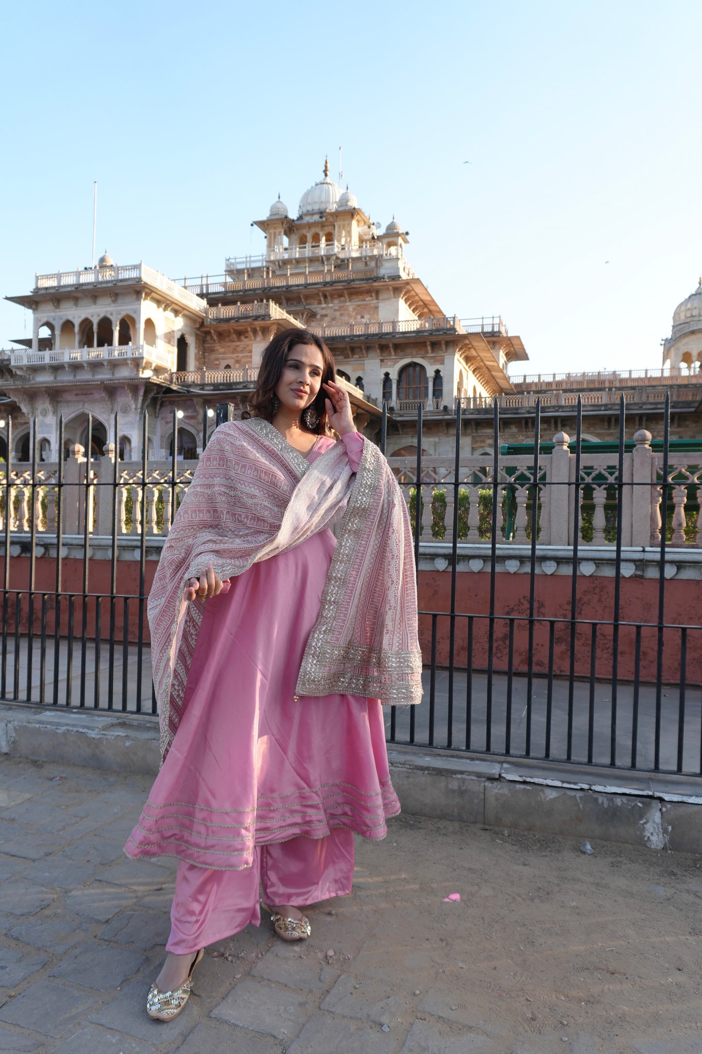 #RBP028 Pink Festive Suit Set