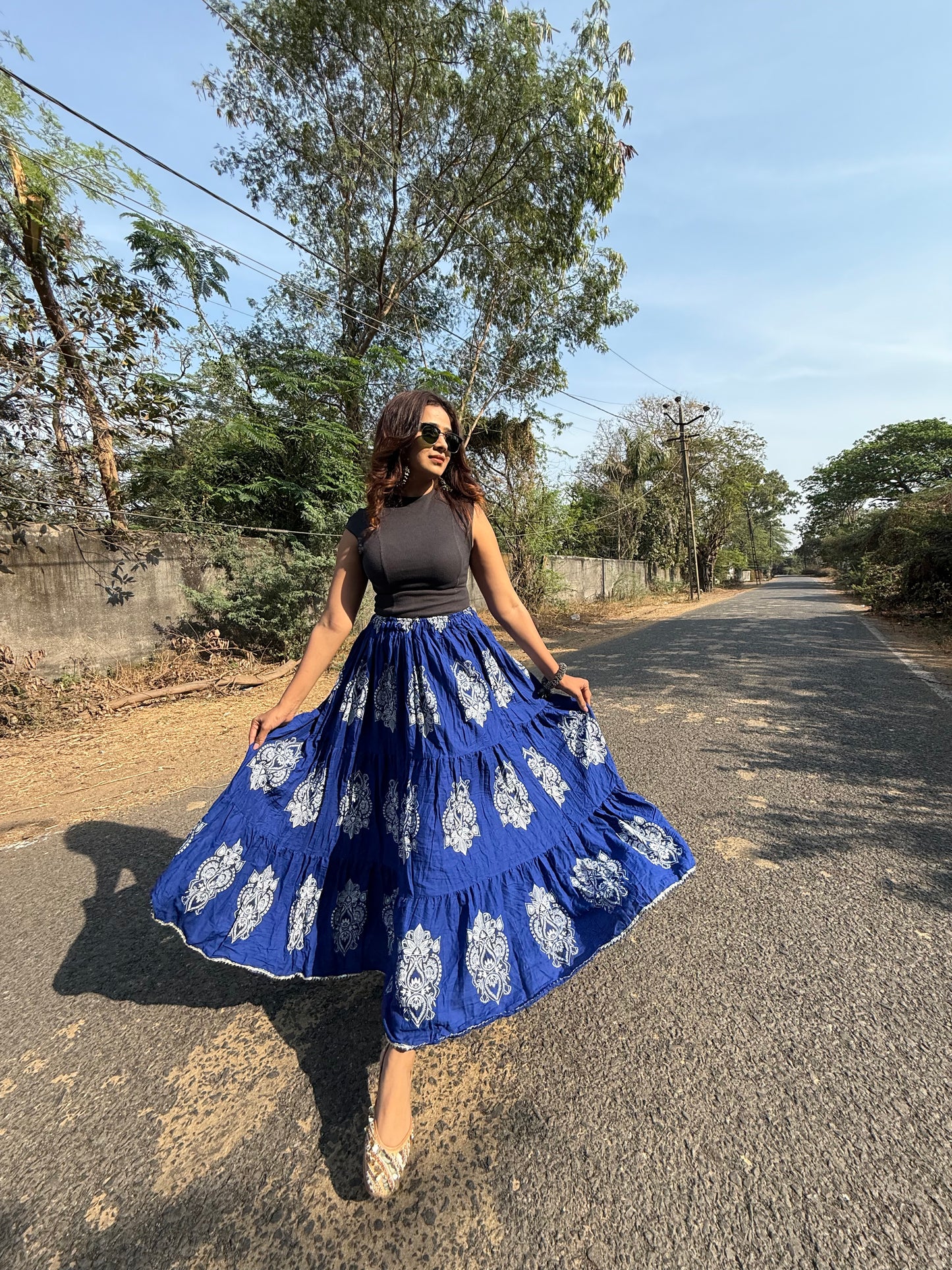 #RBP007 Indigo Skirt