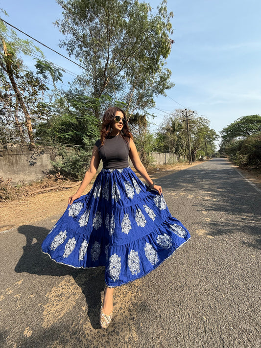 #RBP007 Indigo Skirt