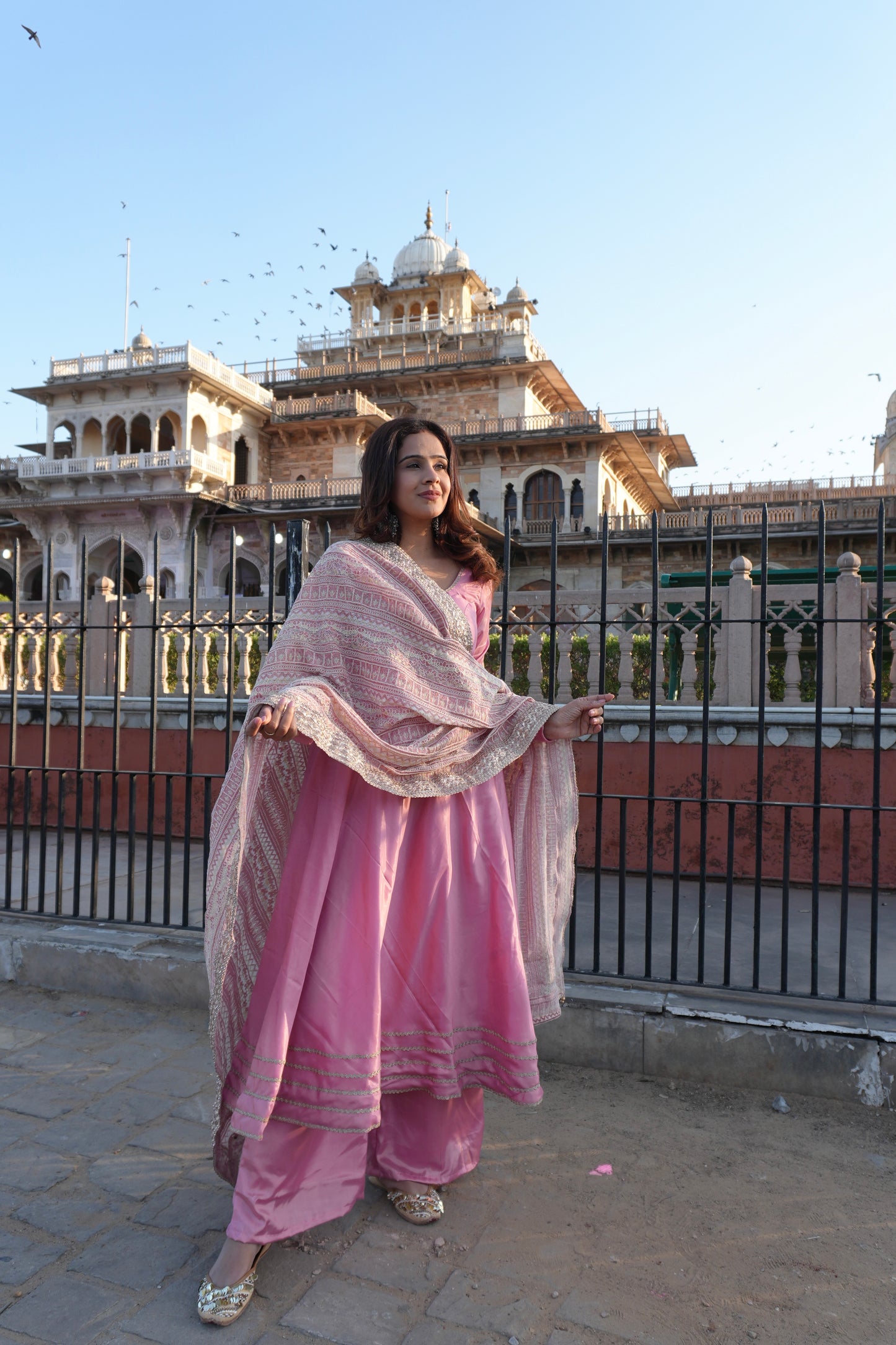 #RBP028 Pink Festive Suit Set