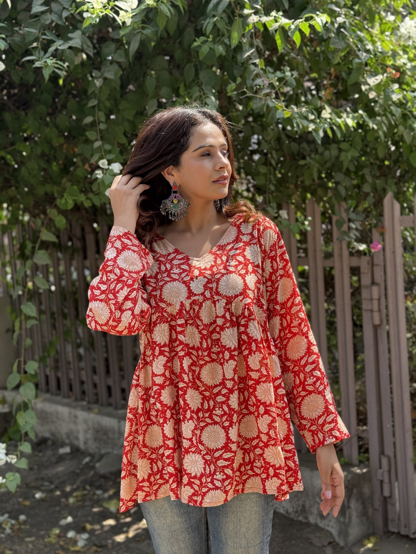 #RBP001 Red kurta
