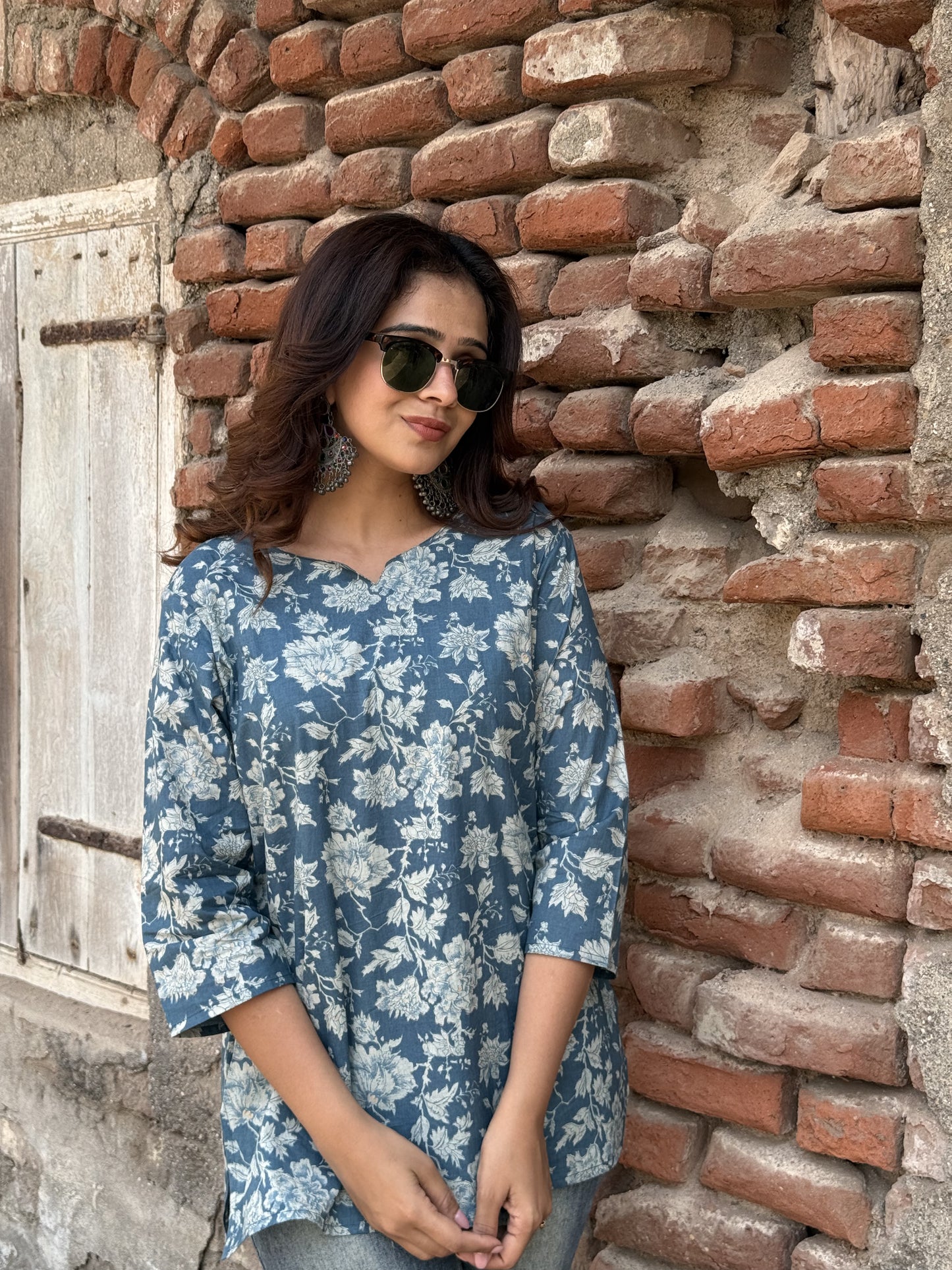 #RBP003 teal blue kurta